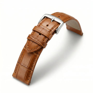 Orvani Signature Leather Strap — Cognac Tan (20mm)