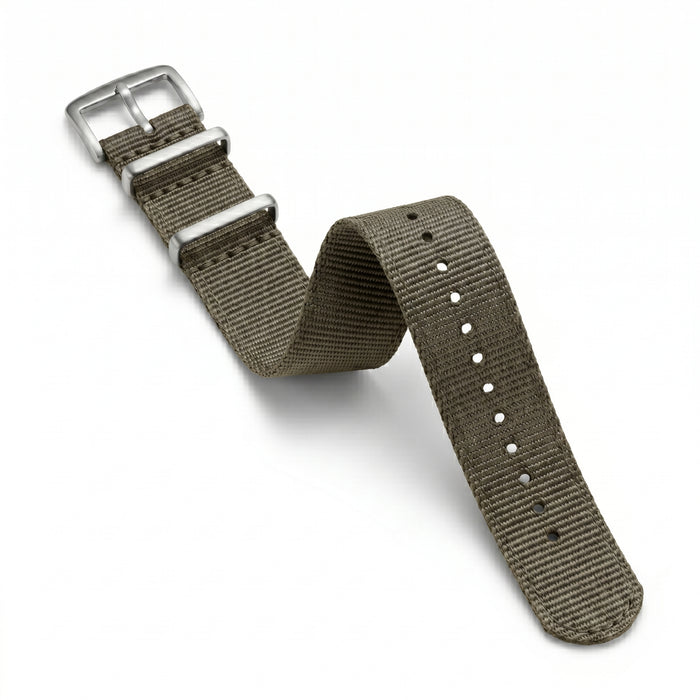 Orvani NATO Strap — Solid Khaki (20mm)