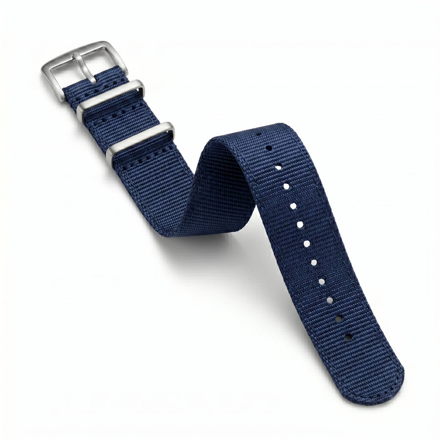 Orvani NATO Strap — Solid Navy (20mm)