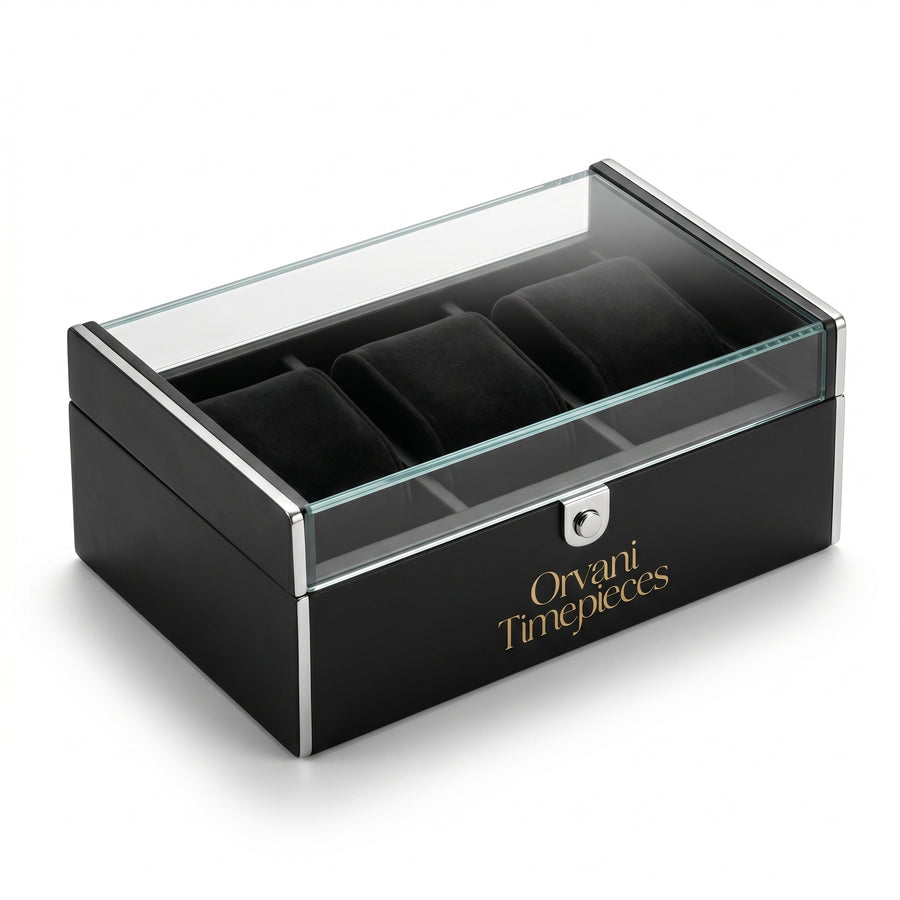 Orvani Three-Watch Display Case